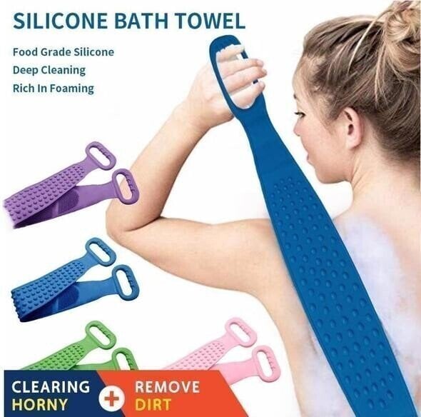 (Promotion- SAVE 48% OFF)Silicone Bath Towel