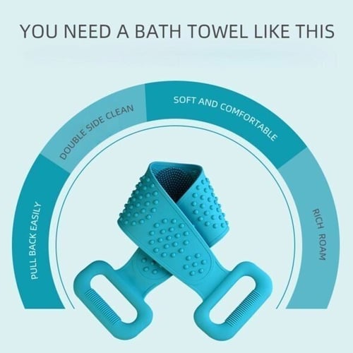 (Promotion- SAVE 48% OFF)Silicone Bath Towel