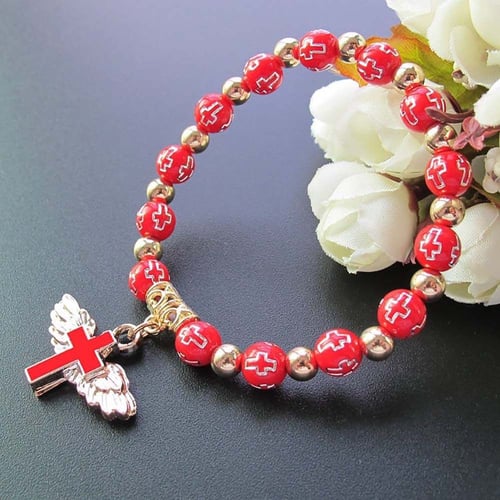 🎁2026 New Year Hot Sale🎁49% OFF🔥Angel Wing Cross Bracelet