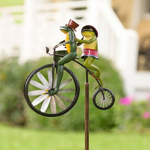 🔥Mother's Day Promotion 60%OFF-Vintage Bicycle Metal Wind Spinner
