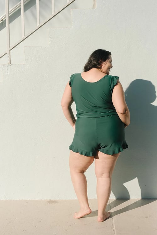 ⏰Lsat Day Sale⏰ Swim Romper Built-in Bra👙Detachable bra cup