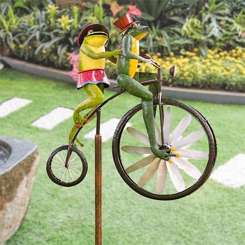🔥Mother's Day Promotion 60%OFF-Vintage Bicycle Metal Wind Spinner