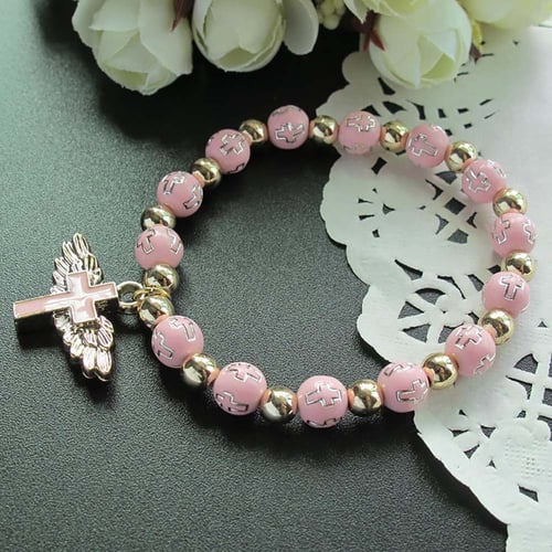 🎁2026 New Year Hot Sale🎁49% OFF🔥Angel Wing Cross Bracelet